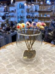 ALTIN KEK DESEN 6'LI KAHVE/ÇAY KAŞIK