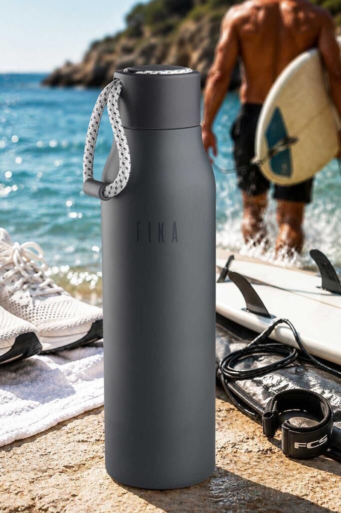 FİKA RENTO VAKUMLU TERMOS ŞİŞE 600ML ANTRASİT