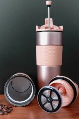 ROSEGOLD FRENCH PRESS TERMOS KUPA