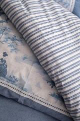 FRANCIS İNDİGO ÇİFT KİŞİLİK KREP NEVRESİM TAKIMI