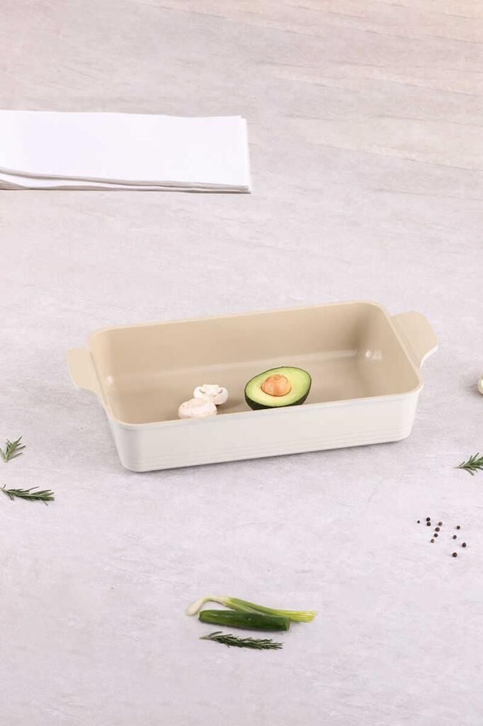 NEOFLAM FİKA ALÜMİNYUM DÖKÜM DİKDÖRTGEN FIRIN TEPSİSİ 37X23X8CM