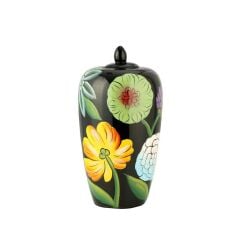 ÇİÇEK DESEN VAZO 21x38 CM