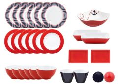 MARINE 6 KİŞİLİK 27 PARÇA SERVİS SETİ