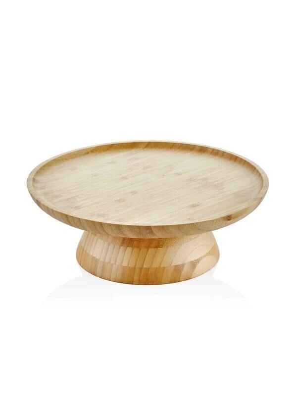 NATURA BAMBU AYAKLI SERVİS TABAK 28X10CM