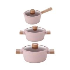 NEOFLAM FİKA BLOSSOM 6 PARÇA TENCERE SETİ