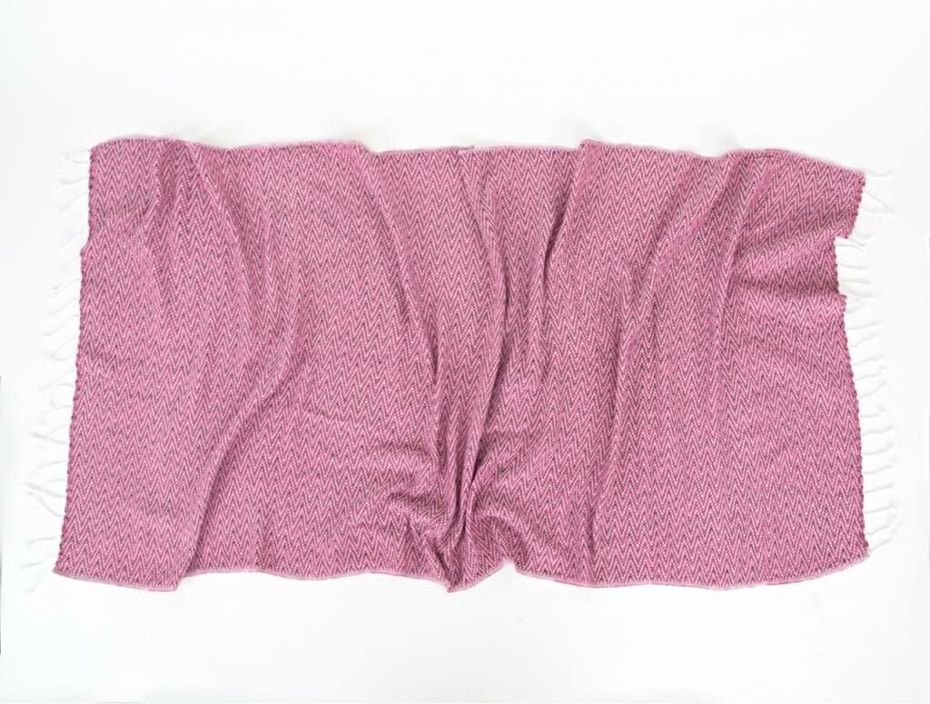ILGIN KARA TEZGAH PEŞTEMAL PEMBE 90x170CM