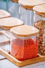 MALIBU 6'LI BAMBU STANDLI KARE BAHARATLIK