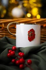 NOEL KIRMIZI HEDİYE PAKETİ KUPA