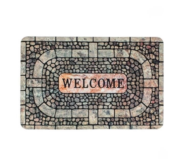 TAŞ DESEN KAPI ÖNÜ PASPAS 60X40CM