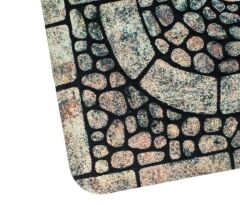 TAŞ DESEN KAPI ÖNÜ PASPAS 60X40CM