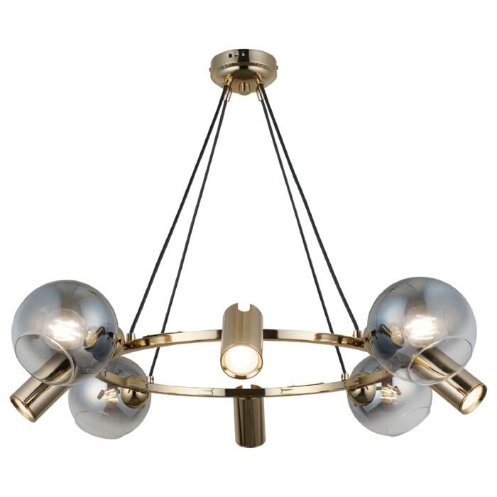 ZERDE 4+4 ALTIN AVİZE 4XGU10+4XE27