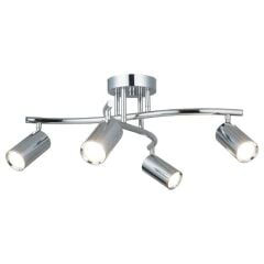 SPOTTE KROM 4'LÜ PLAFONYER AVİZE 4XGU10