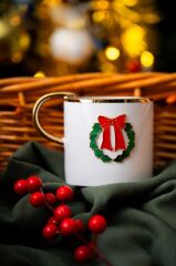 NOEL KIRMIZI FİYONK KUPA