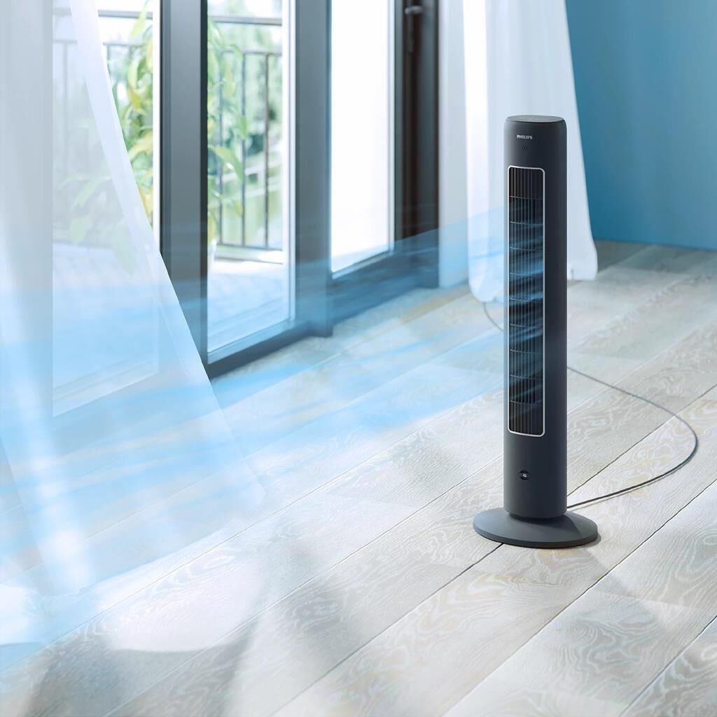 CX5535 5000 SERİSİ KULE TİPİ VANTİLATÖR SİYAH