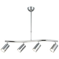 SPOTTE KROM 4'LÜ SIRALI PLAFONYER AVİZE 4XGU10