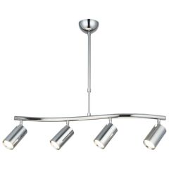 SPOTTE KROM 4'LÜ SIRALI PLAFONYER AVİZE 4XGU10