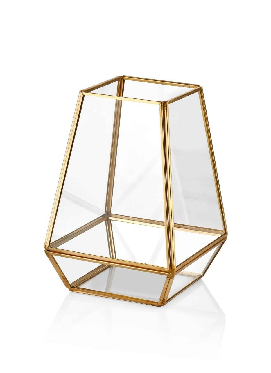 BRASS ALTIN DEKOR/ÇİÇEKLİK 21X14CM
