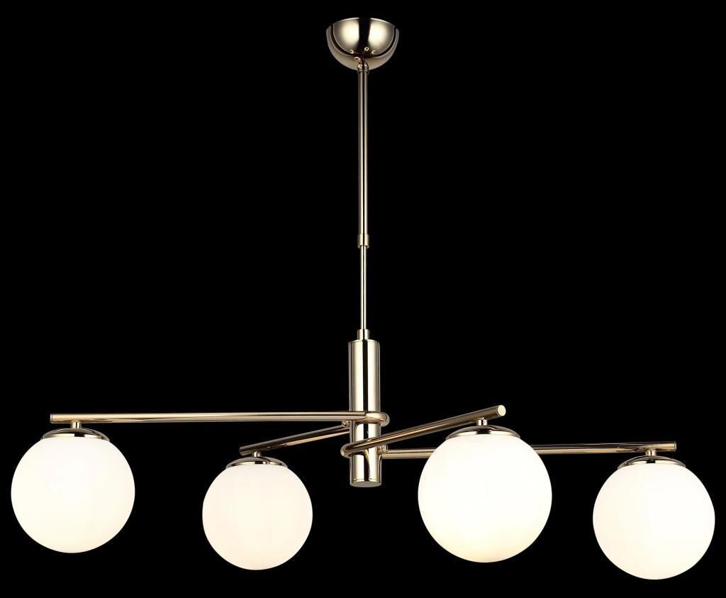 BUMERANG ALTIN 4'LÜ SIRALI AVİZE 4XE27