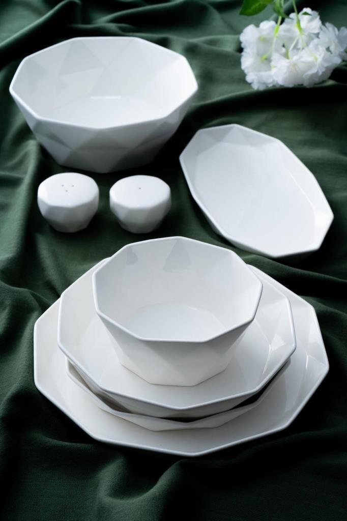 DIAMOND SADE 6 KİŞİLİK 29 PARÇA YEMEK TAKIMI