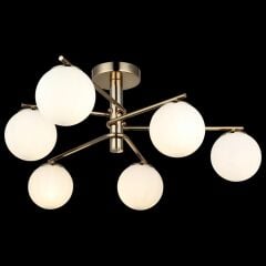 BUMERANG ALTIN 6'LI PLAFONYER AVİZE 6XE27