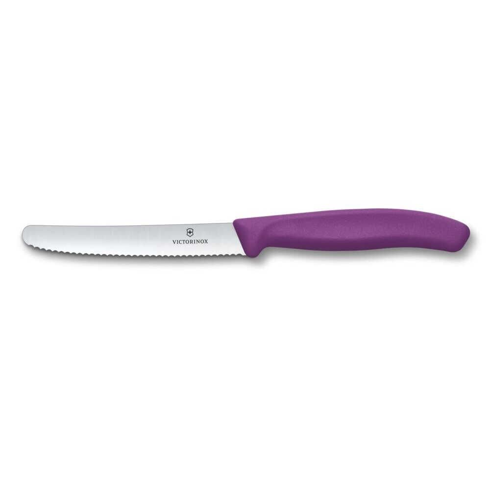 DOMATES BIÇAK TIRTIKLI MOR 11CM