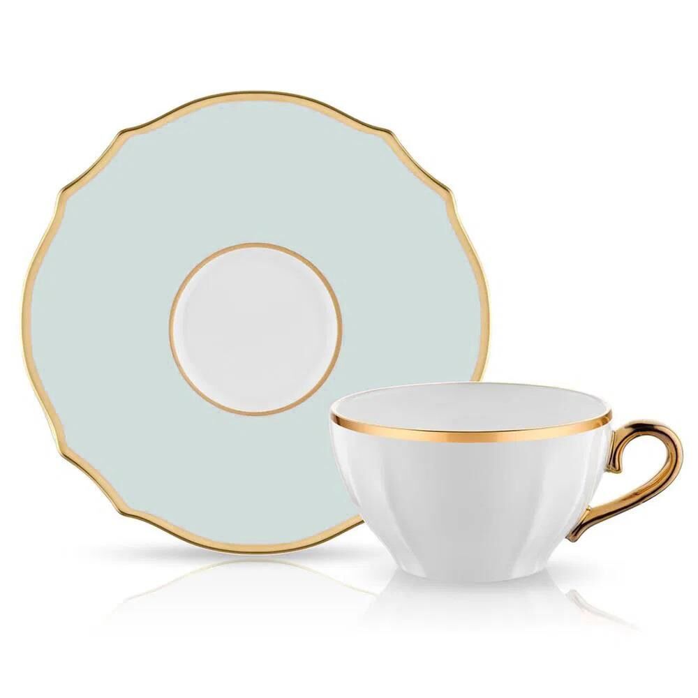 KOLEKSİYON EVA POEM MAVİ ÇAY FİNCANI 1 KİŞİLİK