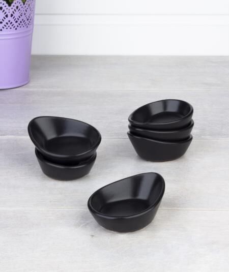 MAT SİYAH MİNİ GONDOL SOSLUK 8CM