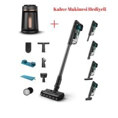 XC6557+HDA150 6000 SERİSİ AQUA KABLOSUZ DİKEY SÜPÜRGE KAHVE MAKİNESİ HEDİYELİ