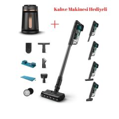 XC6557+HDA150 6000 SERİSİ AQUA KABLOSUZ DİKEY SÜPÜRGE KAHVE MAKİNESİ HEDİYELİ