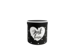 SİYAH SİLİNDİR KUTU