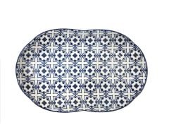 İZNİK SERİSİ OVAL KAYIK TABAK 30 CM