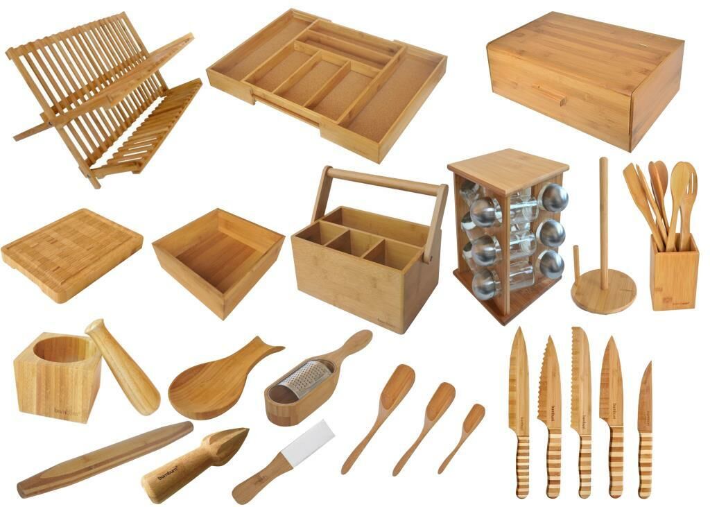 BAMBU 23 PARÇA MUTFAK SETİ