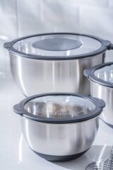 FOCUS PRO SİYAH KARIŞTIRMA KABI 16-20-24CM