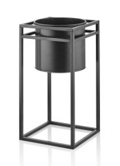 SİYAH AYAKLI SAKSI 60X30X30CM