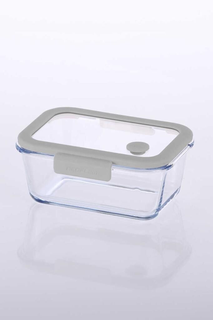 FİKA GLACE GRİ VAKUMLU SAKLAMA KABI 800 ML