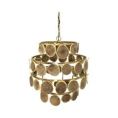 LAPENA TEKLİ AHŞAP AVİZE 1XE27