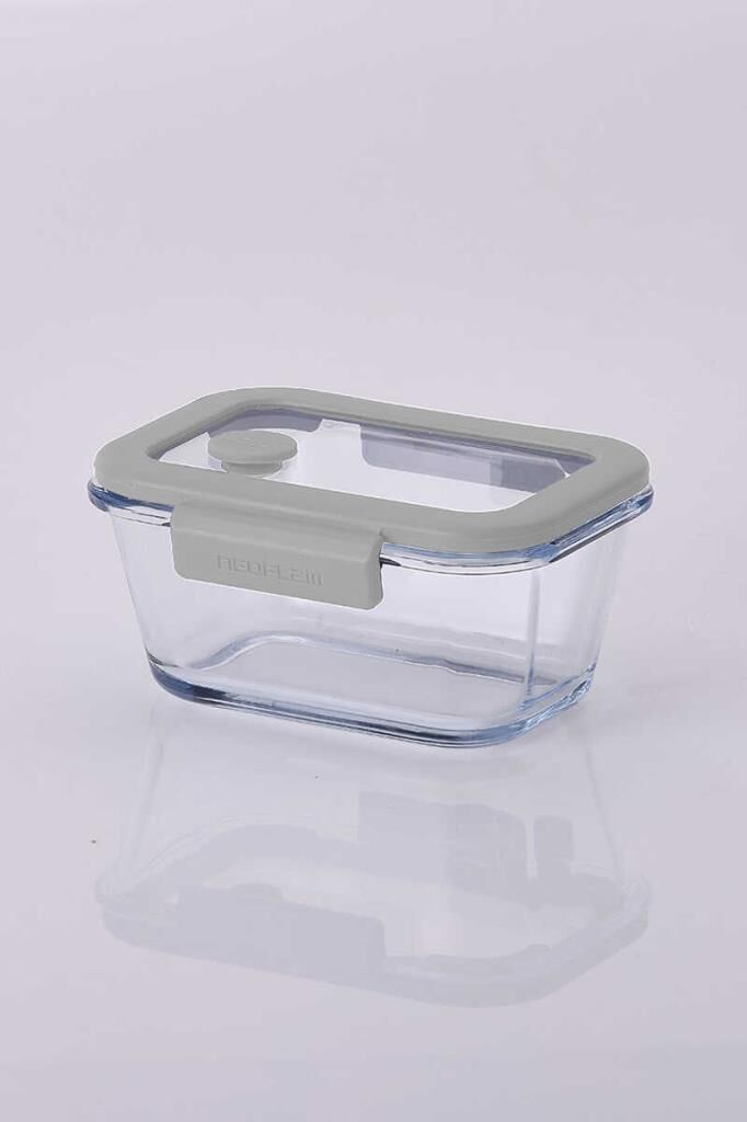 FİKA GLACE GRİ VAKUMLU SAKLAMA KABI 460 ML