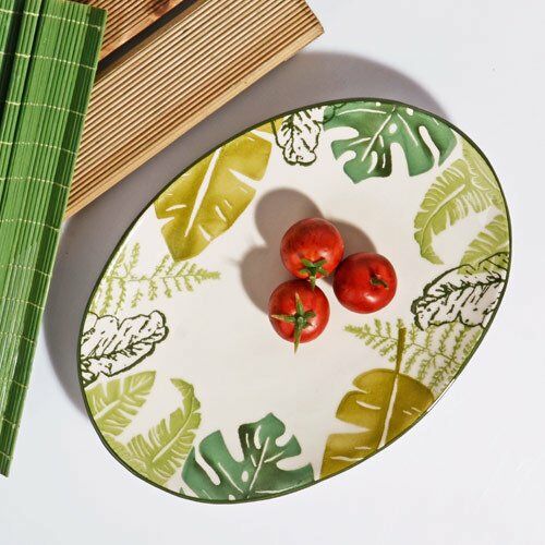 TROPİK OVAL KAYIK TABAK