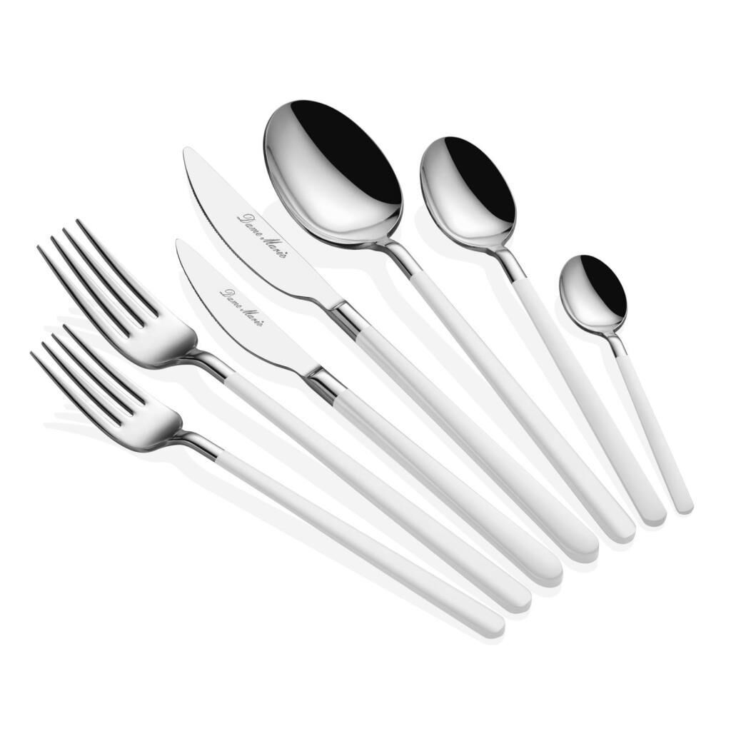 ALLEGRA WHITE 42 PARÇA ÇATAL KAŞIK BIÇAK SETİ