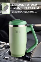 FİKA LUMİ DÖNER KULPLU TERMOS 1200 ML MİNT YEŞİLİ