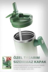FİKA LUMİ DÖNER KULPLU TERMOS 1200 ML MİNT YEŞİLİ