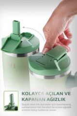 FİKA LUMİ DÖNER KULPLU TERMOS 1200 ML MİNT YEŞİLİ