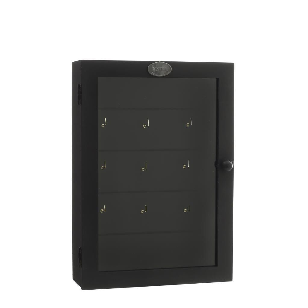 SİYAH AHŞAP ANAHTARLIK 27CM