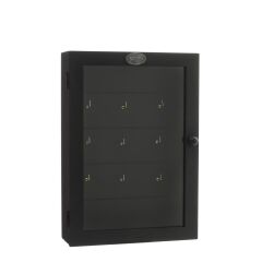 SİYAH AHŞAP ANAHTARLIK 27CM