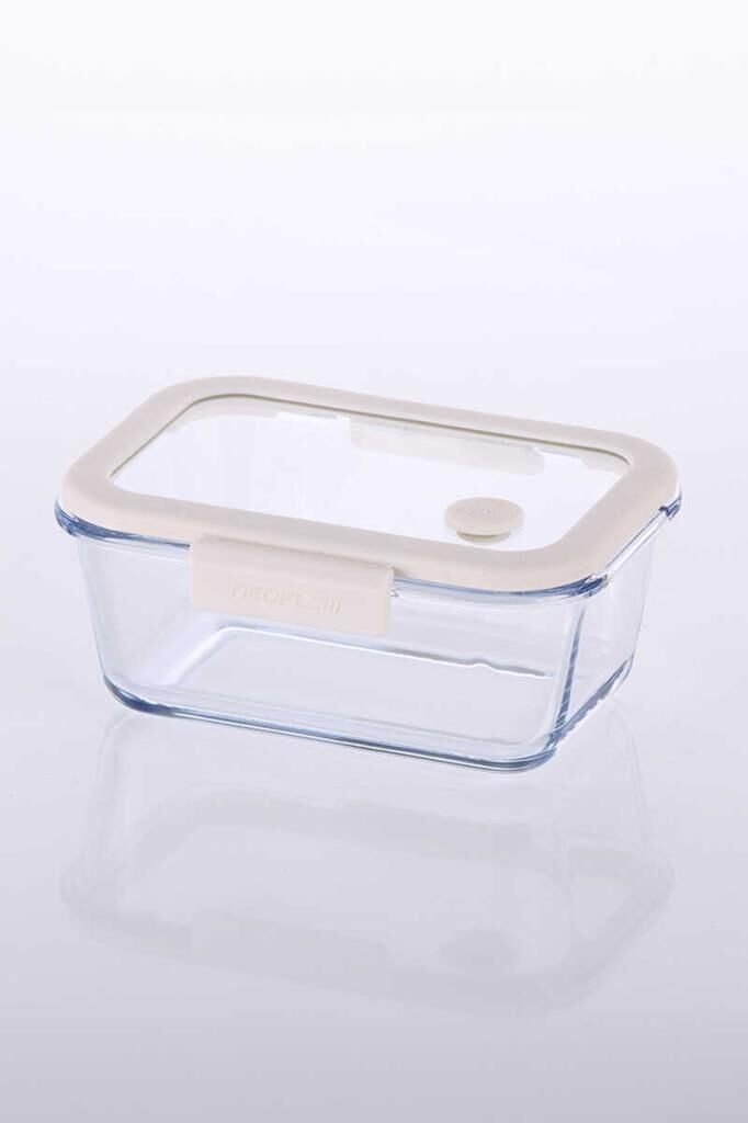 FİKA GLACE BEJ VAKUMLU SAKLAMA KABI 800 ML