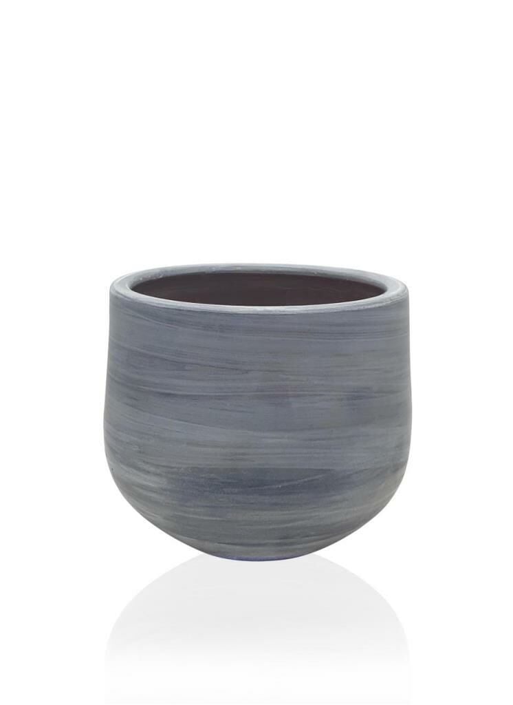 OVAL KİREMİT SAKSI 17X15CM