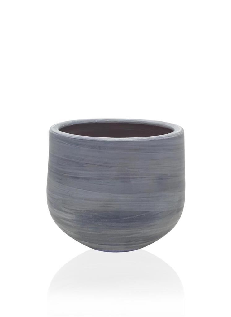 OVAL KİREMİT SAKSI 17X15CM