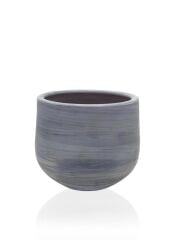 OVAL KİREMİT SAKSI 17X15CM