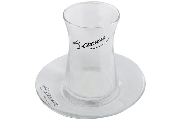 ATATÜRK DESEN1 ÇAY SET 1 KİŞİLİK