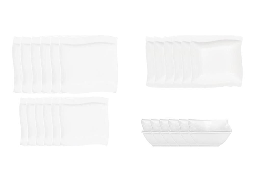 ES SERİSİ 6 KİŞİLİK 24 PARÇA YEMEK TAKIMI